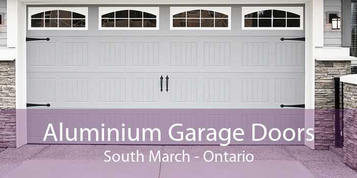 Aluminium Garage Doors South March - Ontario