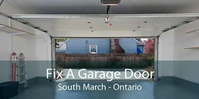 Fix A Garage Door South March - Ontario