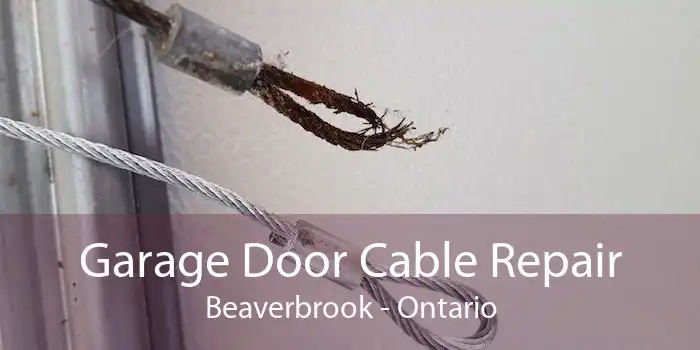 Garage Door Cable Repair Beaverbrook - Ontario