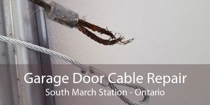 Garage Door Cable Repair South March Station - Ontario