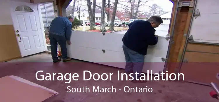 Garage Door Installation South March - Ontario