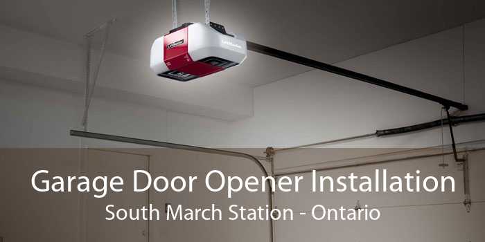 Garage Door Opener Installation South March Station - Ontario