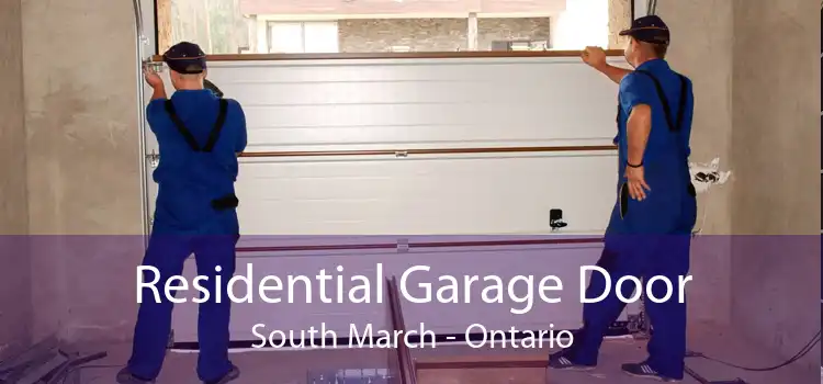 Residential Garage Door South March - Ontario