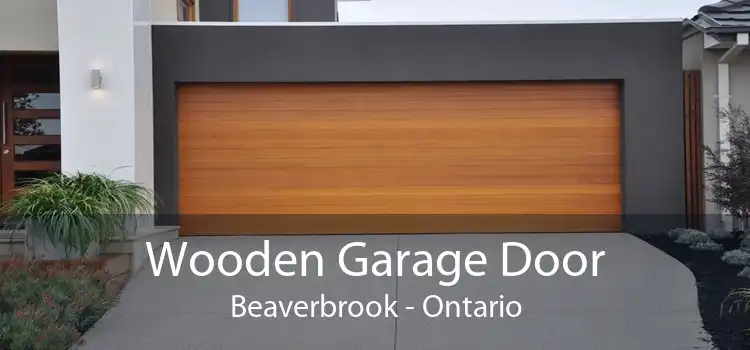 Wooden Garage Door Beaverbrook - Ontario