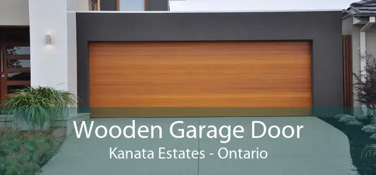 Wooden Garage Door Kanata Estates - Ontario