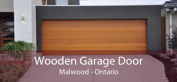 Wooden Garage Door Malwood - Ontario