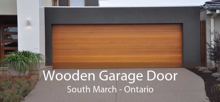 Wooden Garage Door South March - Ontario